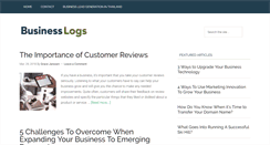 Desktop Screenshot of businesslogs.com