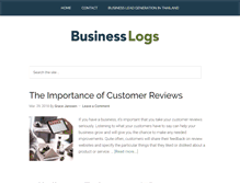 Tablet Screenshot of businesslogs.com